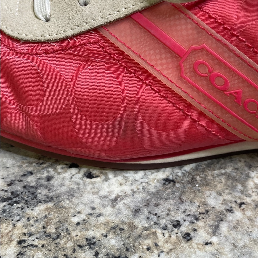 COACH Meredith Sneakers Womens 9.5 Pink Sneakers - Picture 8 of 12